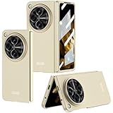 BAIDIYU Hülle für OnePlus Open, Ultradünner Ganzkörperschutz, Anti-Drop und Kratzfeste Harte PC-Schutzhülle Passend für OnePlus Open Klapptelefon..(Gold)